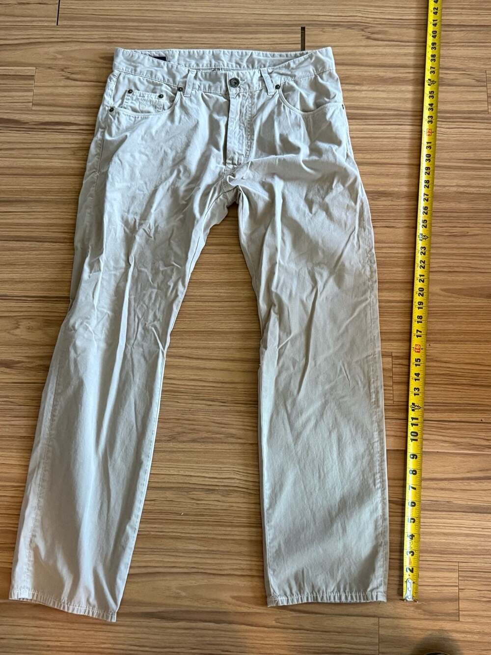 Gant Tyler Slightly Lower Waist Regular Fit Straight Leg Chino Pants W33 L30